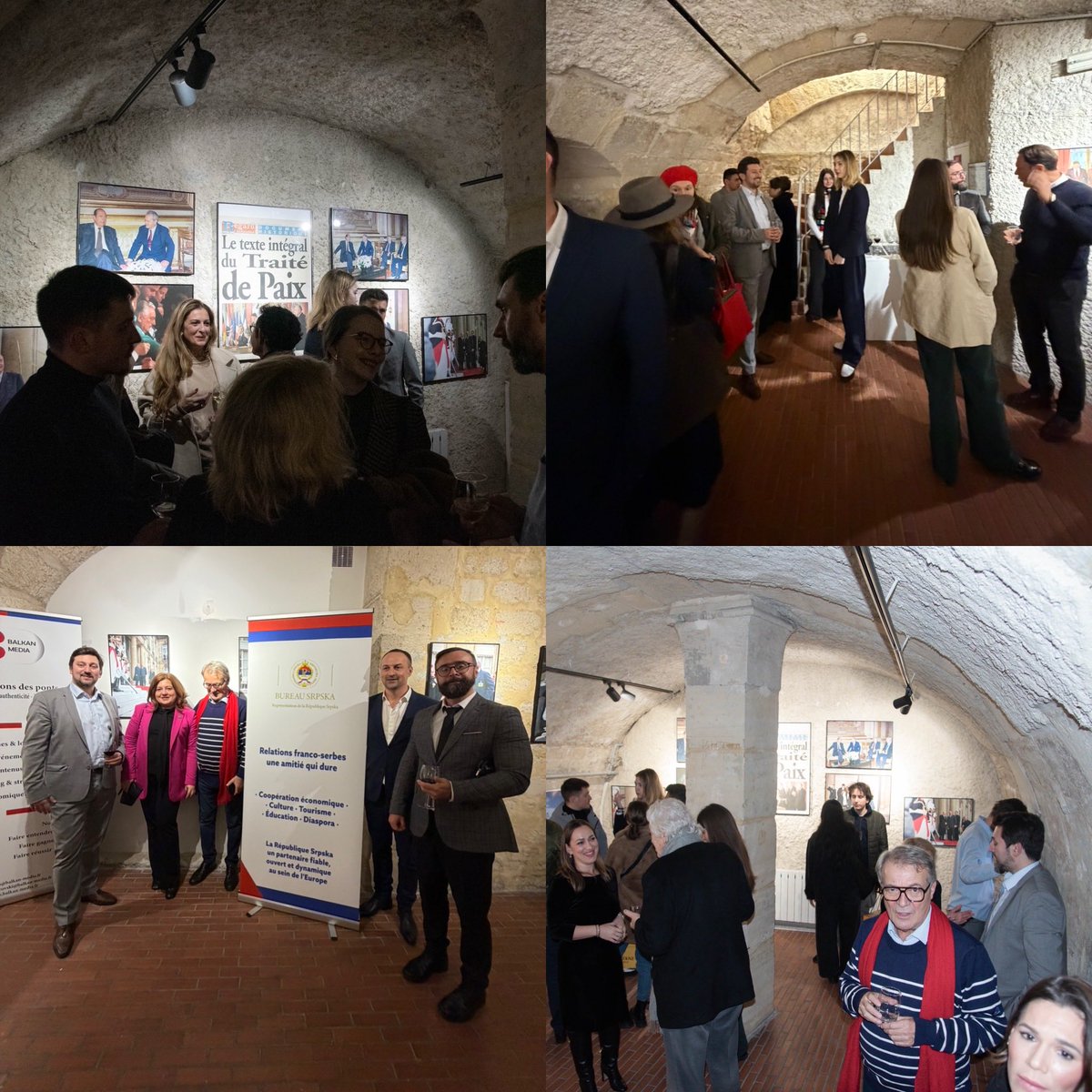 À l’occasion du 30ᵉ anniversaire de la signature des #Accords de #paix de Dayton, nous avons eu l’honneur d’inaugurer, au Centre culturel de Serbie à Paris, l’exposition « La paix en images », organisée par la Représentation de la République Srpska et Balkan Media.

Cette