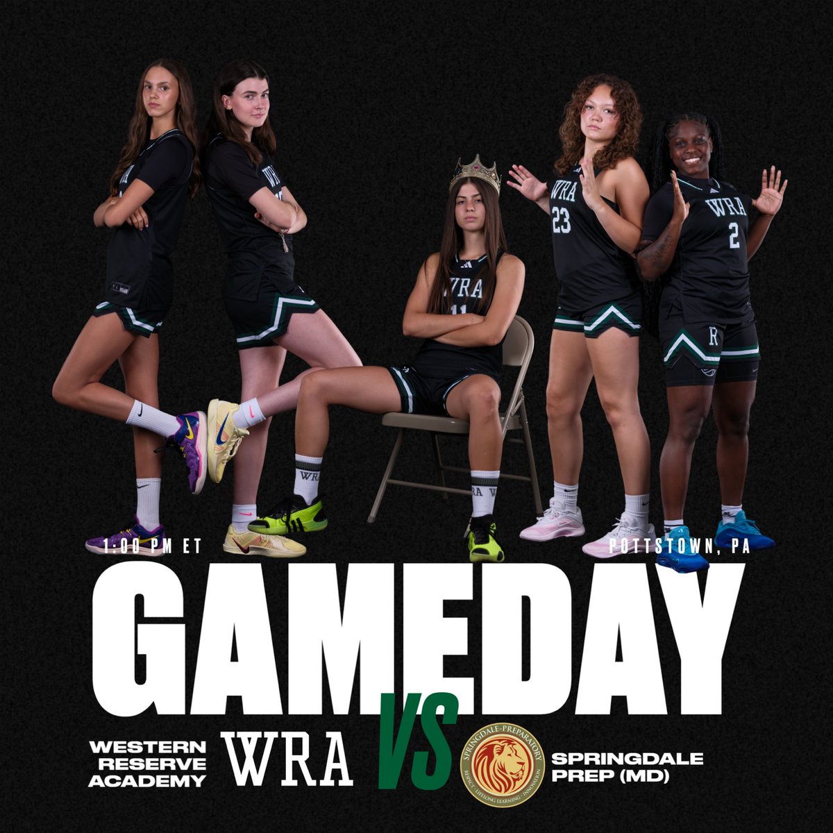 GAMEDAY! 

The girls look to close out the weekend in Philly with a W here at The Hill School. Tip-off at 1:00 PM vs. Springdale Prep (MD) #GoPios