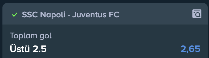 Napoli - Juventus 🎯

Maç 2.5 üst olursa 20 kişiye 10 k bölüştürelim rt fav yapıp takip edenler arasından seçeriz maç sonu 💰

Telegram Kanalım 👉 t.me/Pablolivebets

#Bitcoin #SerieA #NapoliJuve