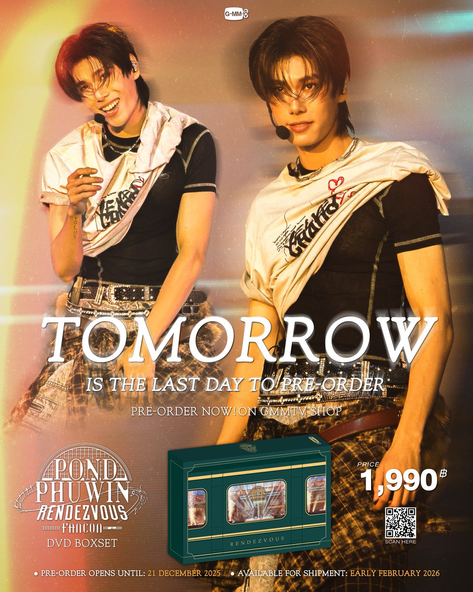 未開封PONDPHUWIN RENDEZVOUS FANCON DVD GMMTV | AVAILABLE NOW DVD BOXSET POND PHUWIN RENDEZVOUS FANCON ON
