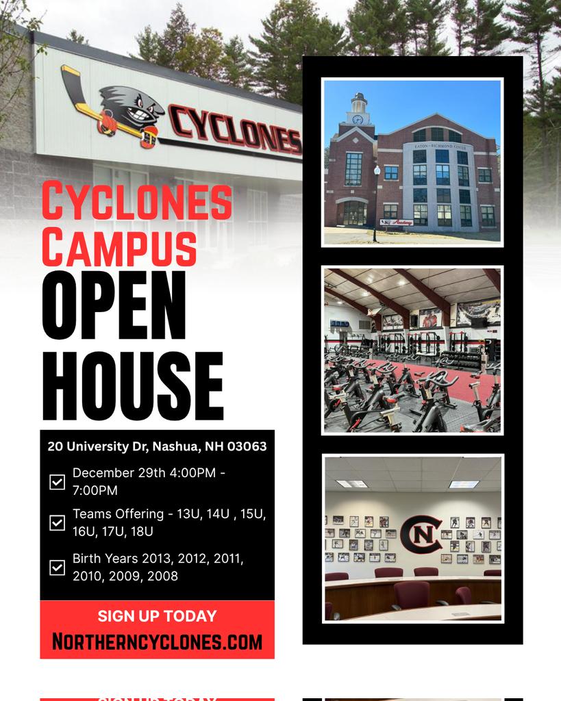 The Cyclones Open House is less than a month away! Come see what makes our academy different—tour campus, meet our staff, and experience the culture that sets us apart!

#rollclones