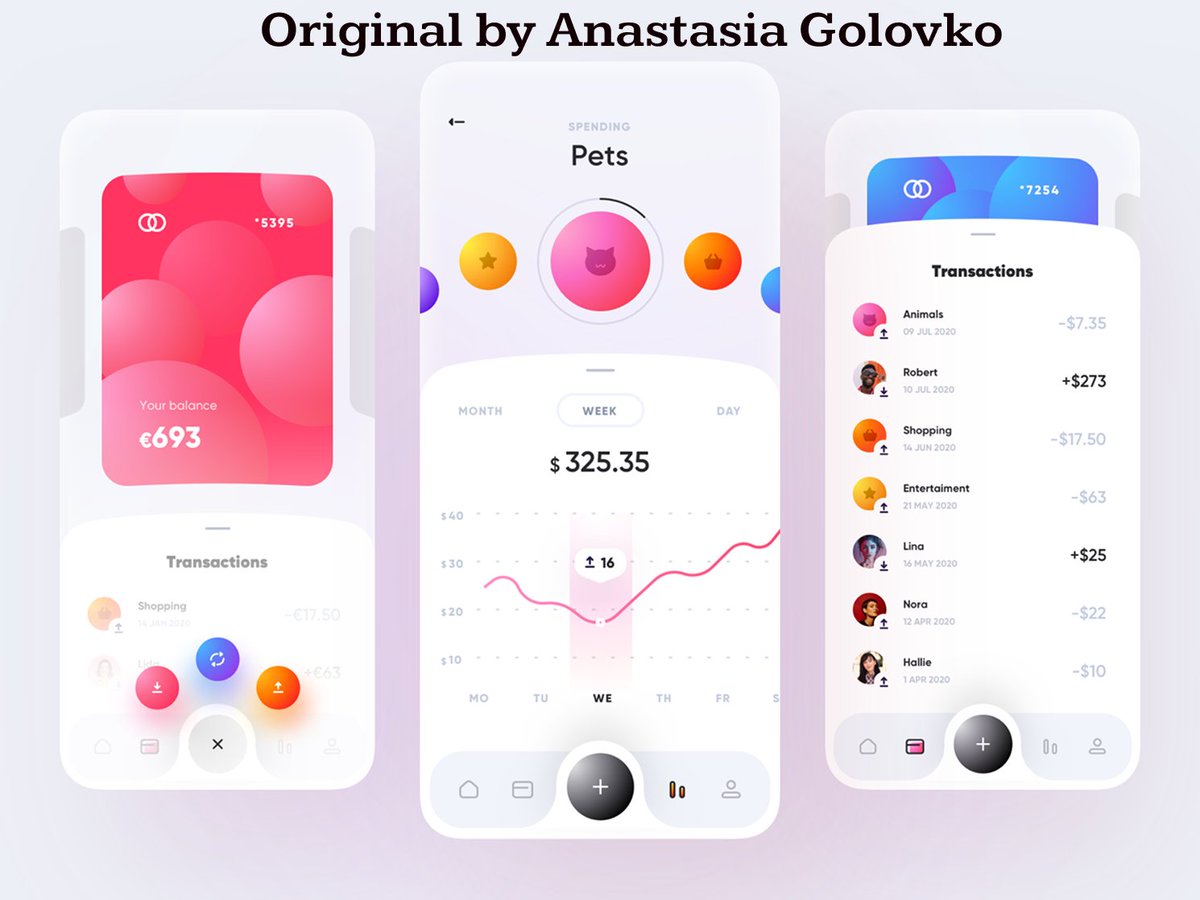rabia191722's tweet photo. Day 29/120 — Copy Design Challenge 🎨🔥

Recreated this beautiful finance UI inspired by the original design by Anastasia Golovko.
Daily practice = daily progress. 💛✨

Feedback welcome! 👇

#UIDesign #UIUX #DesignChallenge #FigmaDesign #Day58 https://t.co/rxJ5wpEHEd