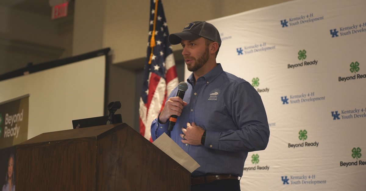 Commissioner Shell recognized counties showing outstanding support for Kentucky’s Ag Tag program at the 4-H Agents’ Conference. 🍀 Warren County led the state for the 8th year, supporting 4-H, FFA, and Kentucky Proud initiatives that grow student opportunities.