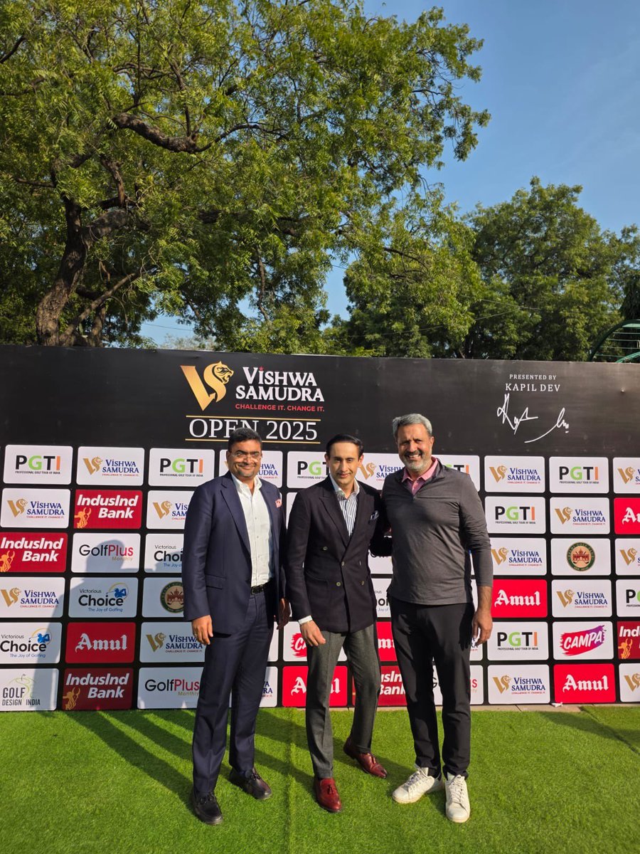 pgtofindia's tweet image. Member’s Day 1 of Vishwa Samudra Open 2025 wrapped beautifully in the presence of our dignitaries.

#membersday #day1 #vishwasamudra #golfopen2025 #delhigolfclub #golfclub #delhigolf