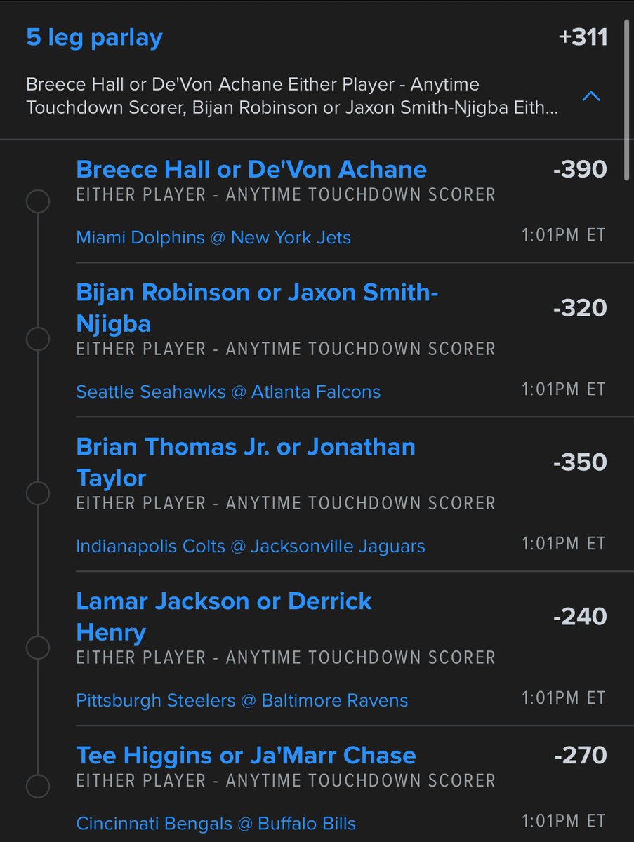 BetsMerky's tweet photo. +300 1pm Pick Ya Poison 🦠

#sundayvibes #GamblingX #FYP #TrendingNow #Fanduelparlay https://t.co/ZEaXf0hWvN