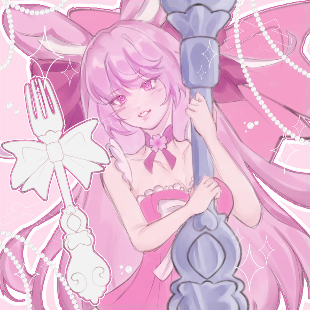 -· Finished sketch skeb for <a href="/littlelockhartx/">🌸 Ivory 🗝️</a> ! 🩷🪽
Tysm for commissioning ! - #Vtuber