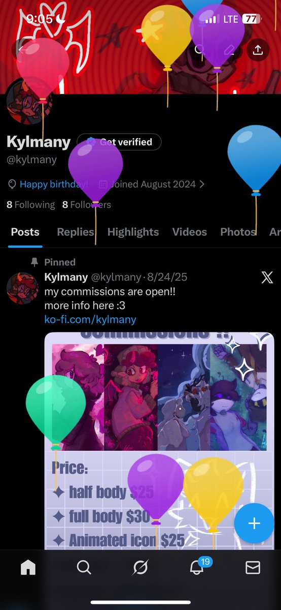 kylmany's tweet photo. it’s my birthday!! https://t.co/28Ii5260e5