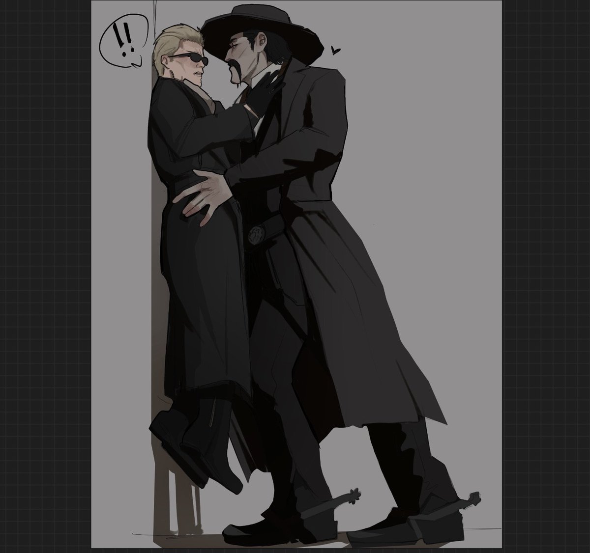 Berzelius_Art's tweet image. doing new comic with wesker and deathslinger
WIP