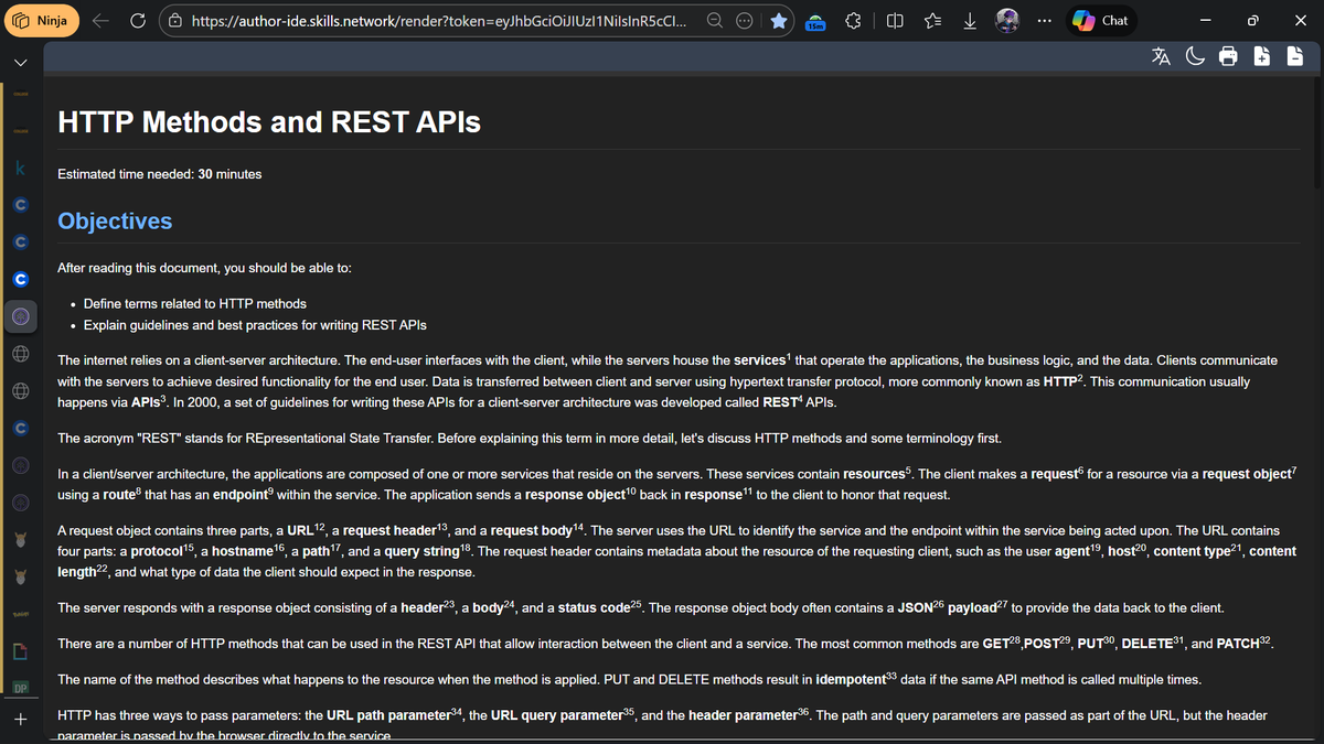 bipinpal12_'s tweet photo. Day 6 | Study Log 
Web Development - backend (RESTful API's). 
#coursera
#LearnWithoutLimits
#devCommunity
#learnInPublic
#100DaysofCode https://t.co/cmYHcOAdAC