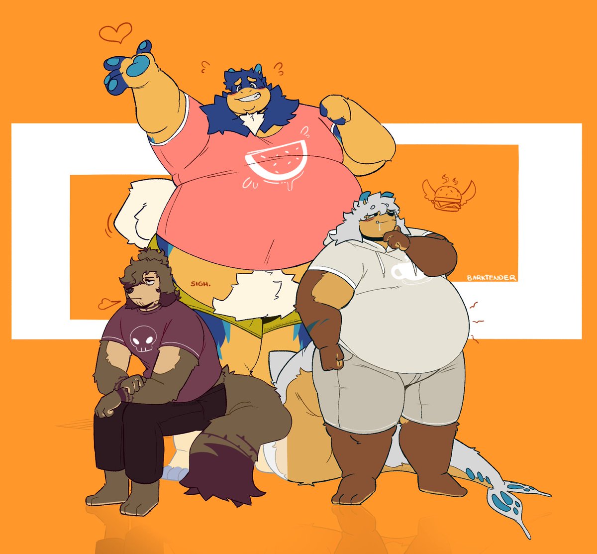 Barktenderr's tweet image. Trio of Traits! 💜🩷💙

Wanted to try and refine a second art style! Something more simplistic and cartoony!

#BARKTARTS