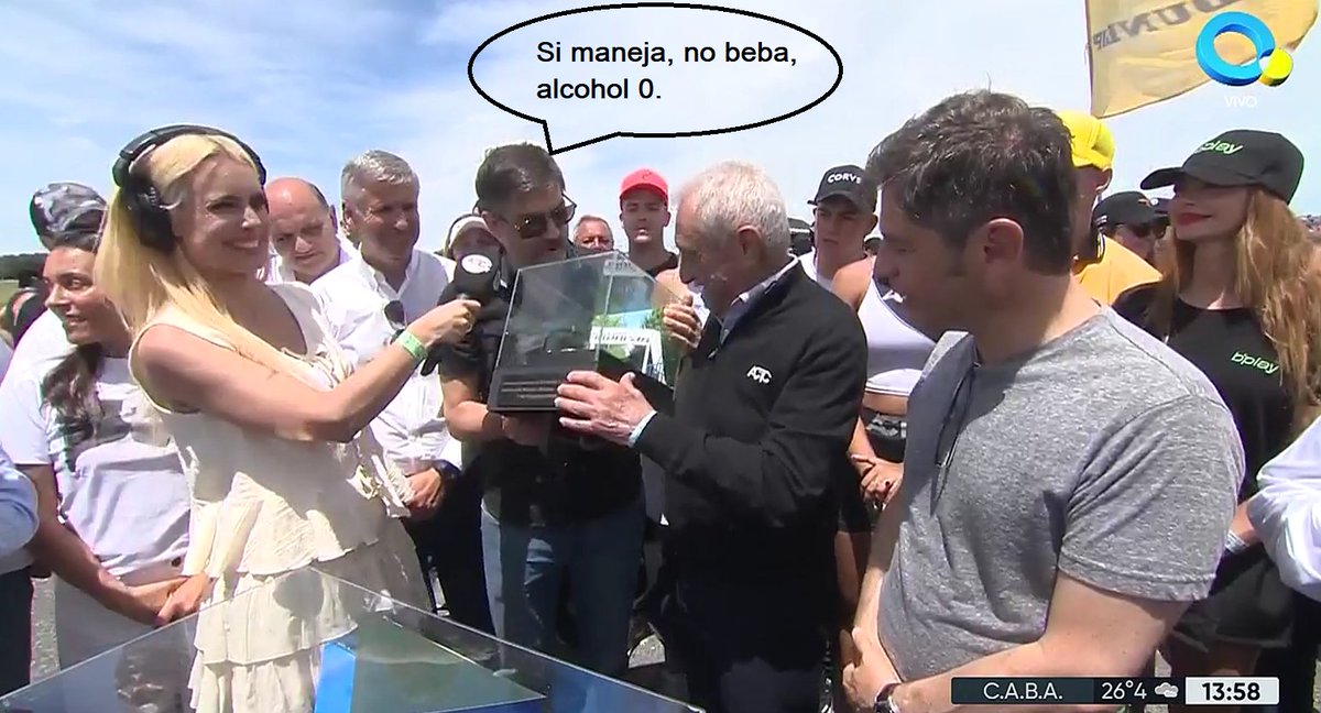 Justo a este le dan un autito, si majas no chupes!