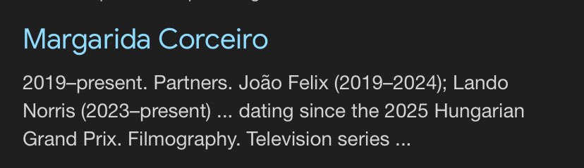 🚨🚨🚨

Lando Norris is Dating Joao Felix EX😭😭😭😭😭😭😭😭😭

This is reminding me when Manutd stole Van Persie from Arsenal😭😭😭

#MUFC #LandoNorris