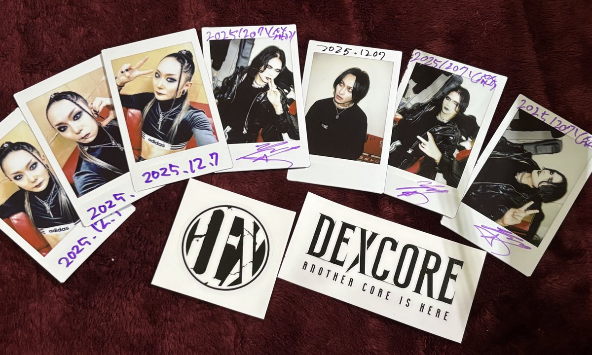 今日のDEXCOREのLIVEめちゃくちゃ楽しかった！！！ MAKIさんのチェキ