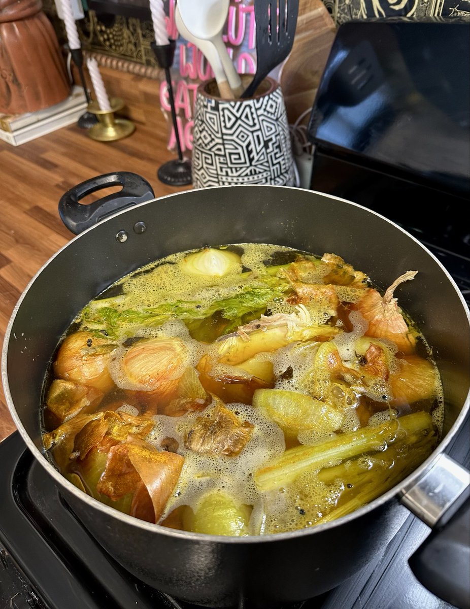 Something about a clean house and a simmering pot of dead chickens for broth really makes me feel alive.