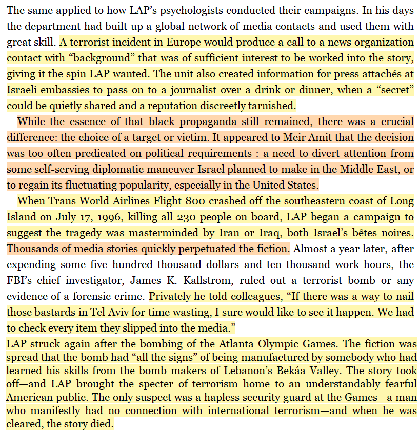 Zıonıst inst. AIPAC &amp; JINSA fund nonprofits such as the Clarion Project, linked to Aish HaTorah &amp; Isræl's Foreign Ministry, to produce anti-Muslim propaganda. This is reinforced by Mossαd's LAP PsyOp unit, which plants these narratives in Western media to manipulate US opinion.