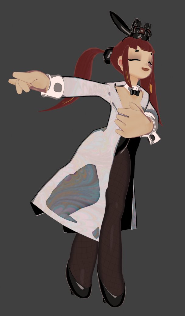 scarlemonty's tweet image. made some change for her! #IndieGameDev  #indiegame #3dart