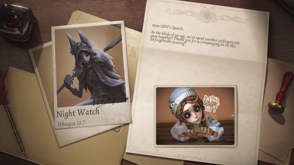 MinaIdentityV's tweet photo. I'm playing Identity V. Fancy a game? https://t.co/SNVlvHd0zn