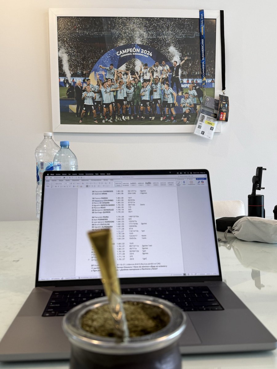 Planilla lista para la transmi de <a href="/radiomitre/">Radio Mitre</a> 📋✅

Se viene Boca - #Racing 🙌🏽📻

Desde las 17.30 junto a <a href="/josegcarbajal/">Jose Gabriel Carbajal</a>, <a href="/marceloespina8/">Marcelo Espina</a>, <a href="/TomasMontibelli/">Tomás Montibelli</a>, <a href="/locutoro/">Locutoro</a>, <a href="/MarianoGenisso/">Mariano Genisso</a>, <a href="/agustinpfalcon/">Agustín Falcón</a>, y Nicolás Sánchez.

📲 youtube.com/@radiomitre
