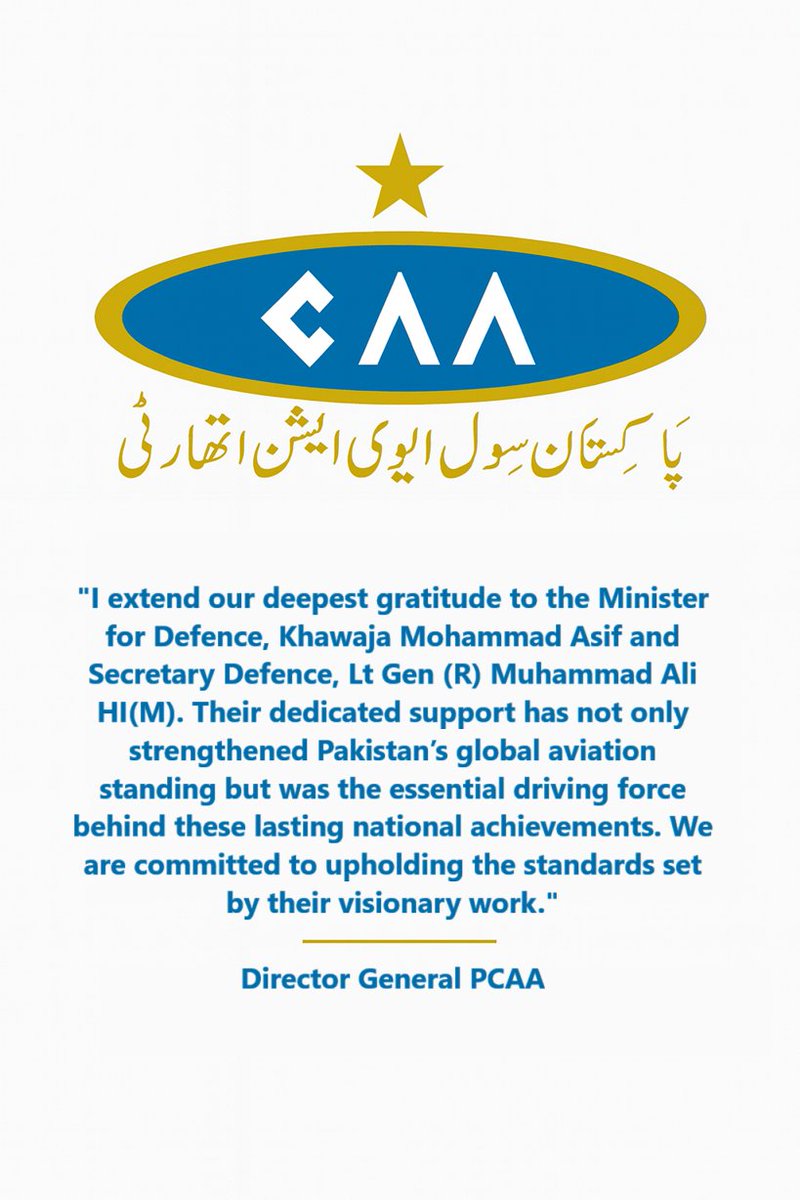 Pakistan Civil Aviation Authority tweet media