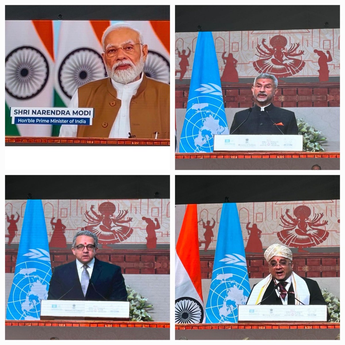 GermanAmbUNESCO's tweet image. Honoured to attend opening ceremony of #20COM #ICH at  #RedFort, symbol of cultural diversity. Special thanks to India and Chair @VishalVSharma7. Discovered so many living traditions and enjoyed captivating dance performances reflecting 🇮🇳 rich cultural heritage  🇮🇳🤝🇩🇪#UNESCO