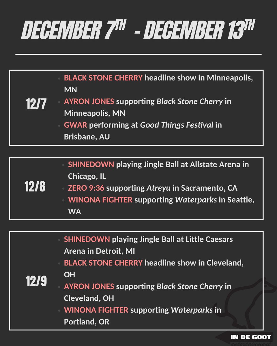 In De Goot Entertainment tweet media