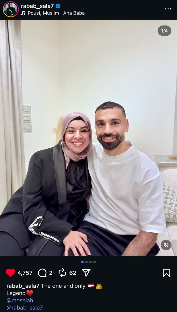 lfcsalahh's tweet image. salah’s sister on instagram ❤️