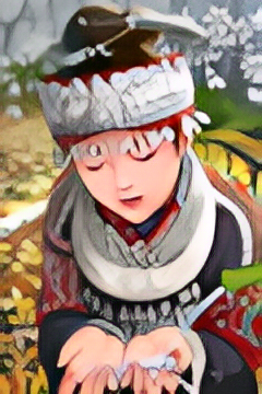 as training goes on, here are evaluation samples taken after around 500k, 700k, and 1M patches seen