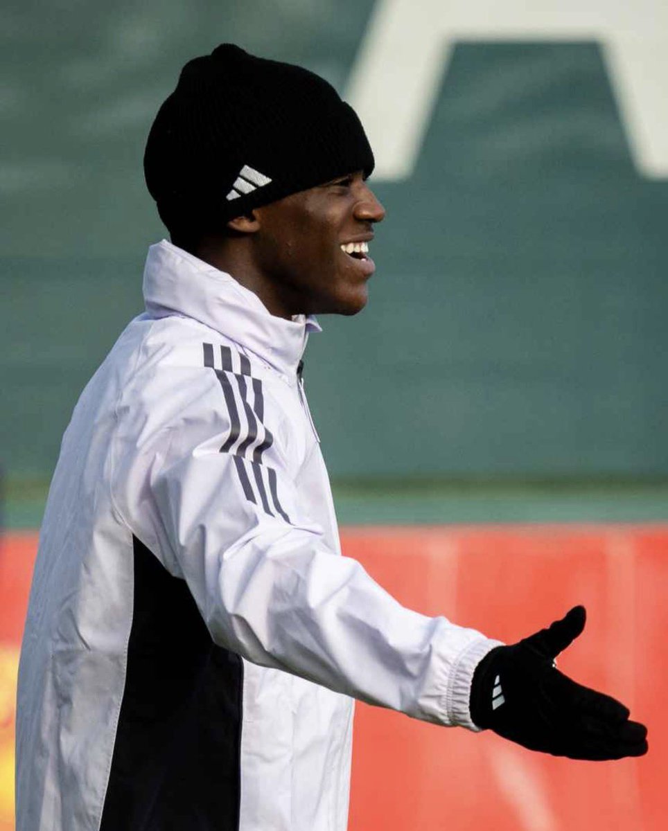 🚨📸| Kobbie Mainoo in training.❤️😀