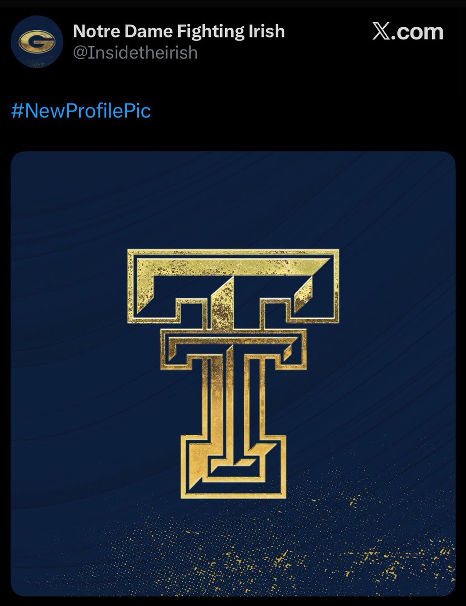 got another new profile pic for whatever bowl game you’re gonna be in?? <a href="/NDFootball/">Notre Dame Football</a>