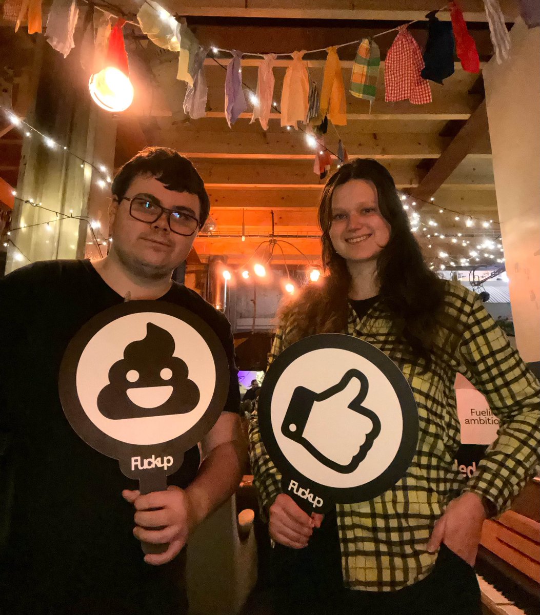 OddhouseInt's tweet photo. We joined the FuckUp Nights Groningen! We understand - in order to succeed, you need to understand the failure. All the stories gave us boost in confidence - no matter how big is the failure, there is always a lesson. Share your blunders!👇 #FuckUpNights #GameDev #IndieDev https://t.co/fLOKcsSs6k