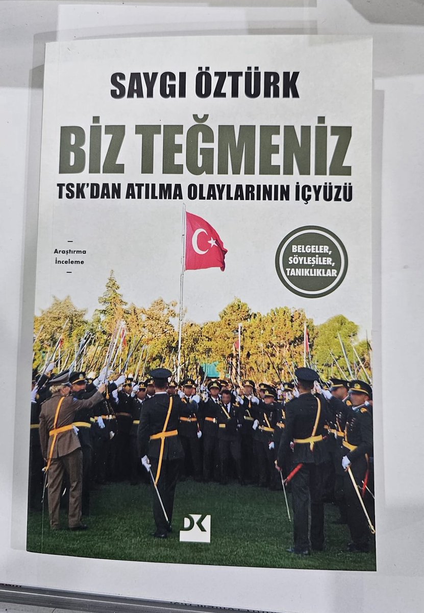 Biz Teğmeniz 
Benim de bir kaç sözümün yer aldığı sayın <a href="/saygi_ozturk/">Saygı Öztürk</a> yeni kitabı okuyucu ile  buluşmaya hazır. 
Mustafa Kemal’in Teğmenlerine sahip çıkanlara selam olsun