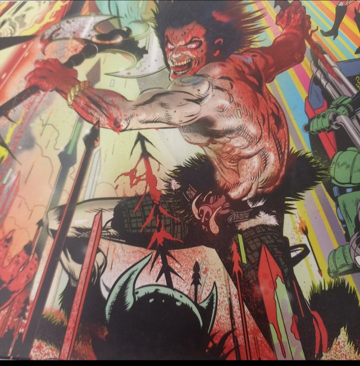 Opipop's tweet photo. I just thought of something.... in @2000AD science fiction stories are drawn by 'art droids'. But #SLAINE is mythic fantasy.... surely it was drawn by art druids? ....I'll get my Bear Sirk! @PatMillsComics https://t.co/mQ8y9crE0I