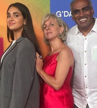 Indian father and white mother.