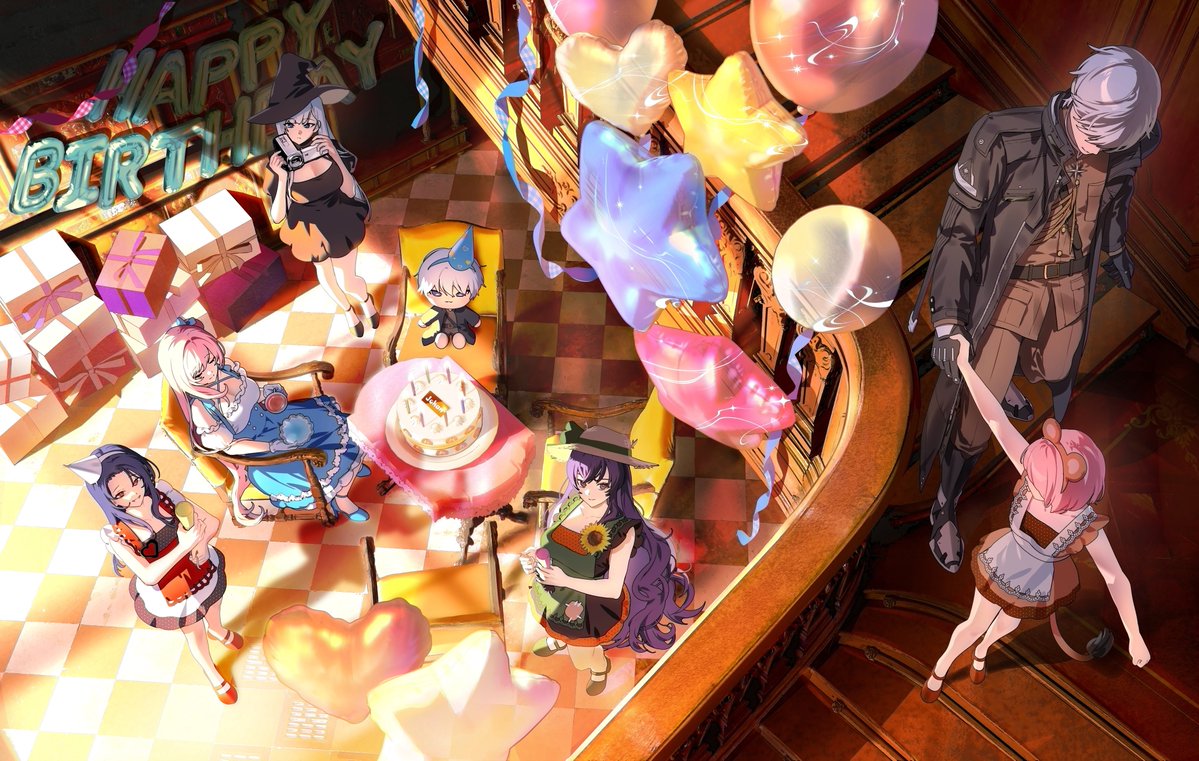 sos0909k's tweet image. Inherit birthday party...
#NIKKEfanart #니케 #NIKKE