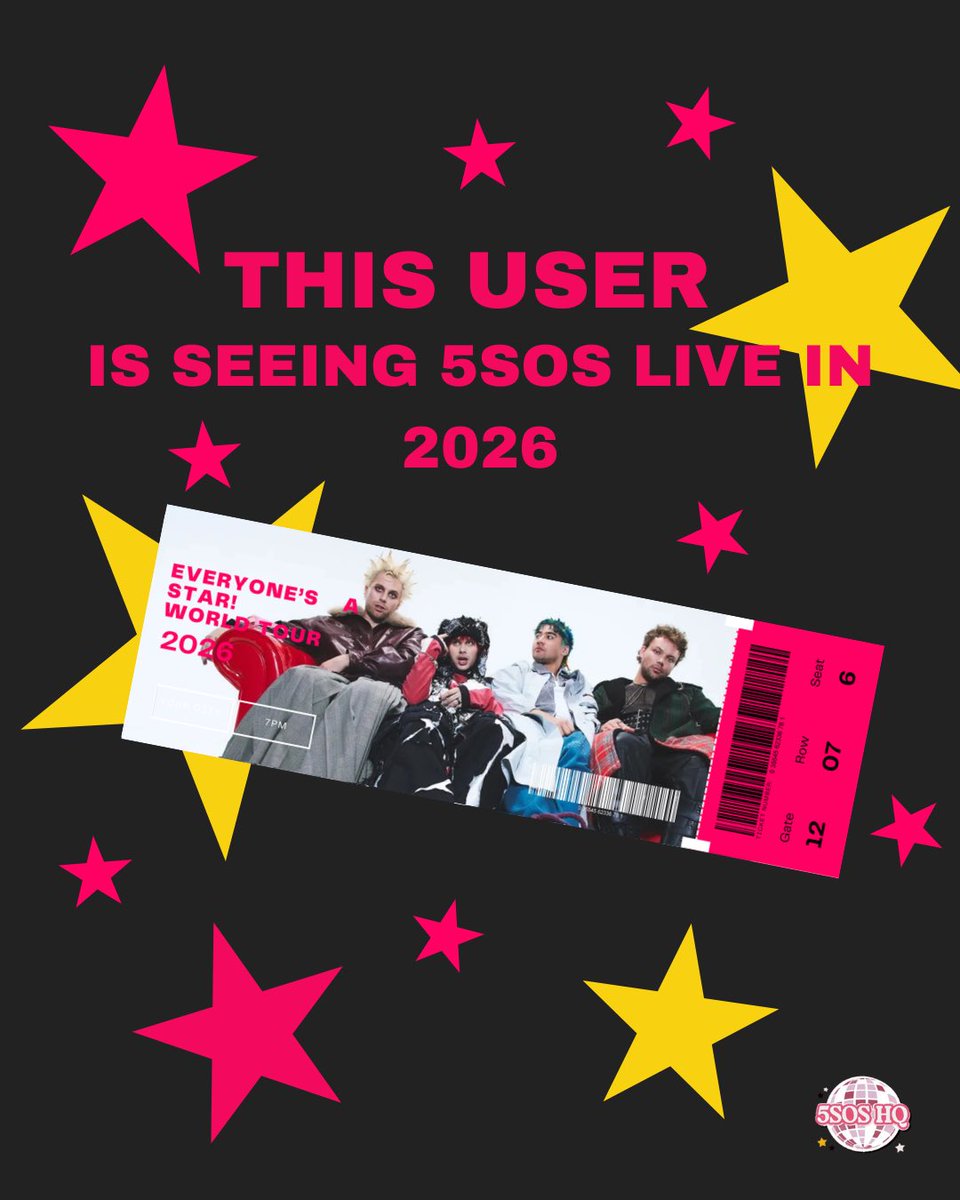 THE5SOSHQ's tweet image. let us know what shows you will be going to! ⭐️