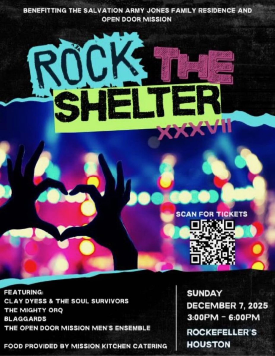 TODAY in Houston at Rockefeller’s! 3 to 6 PM