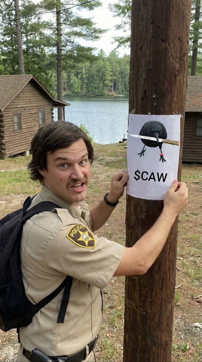 crow with knife tweet media