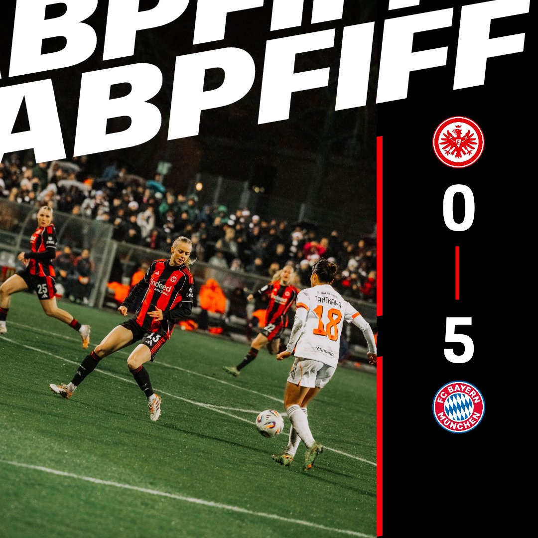 EintrachtFrauen's tweet photo. next one.

⏰ 90.+4 I #SGE I #SGEFCB 0:5 https://t.co/UxPbPvfv1j