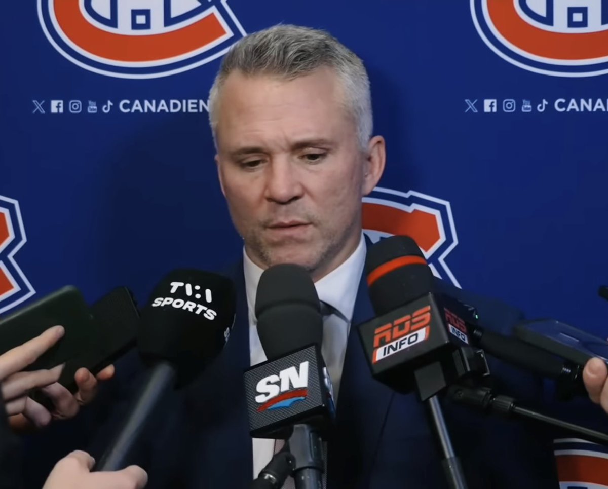 Habs coach Marty St. Louis yesterday on Jakub Dobes:

“He likes that stage: Saturday night, Toronto, I don't think he gets intimidated by that, for a young goalie. I think it comes from just his passion for the game, and his compete level.”