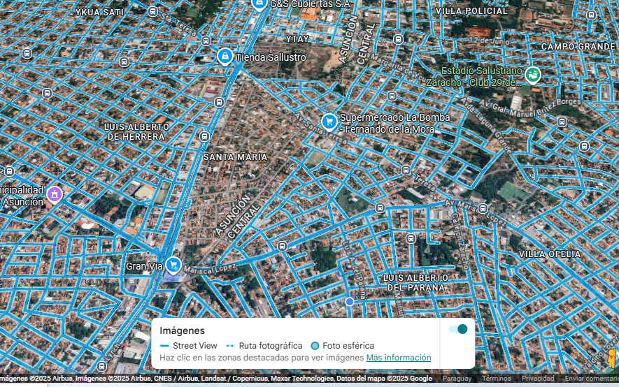 Santa María es un barrio especial de Asunción, como en el triangulo de las bermudas dicen que las calles se tragaron camionetas enteras de google