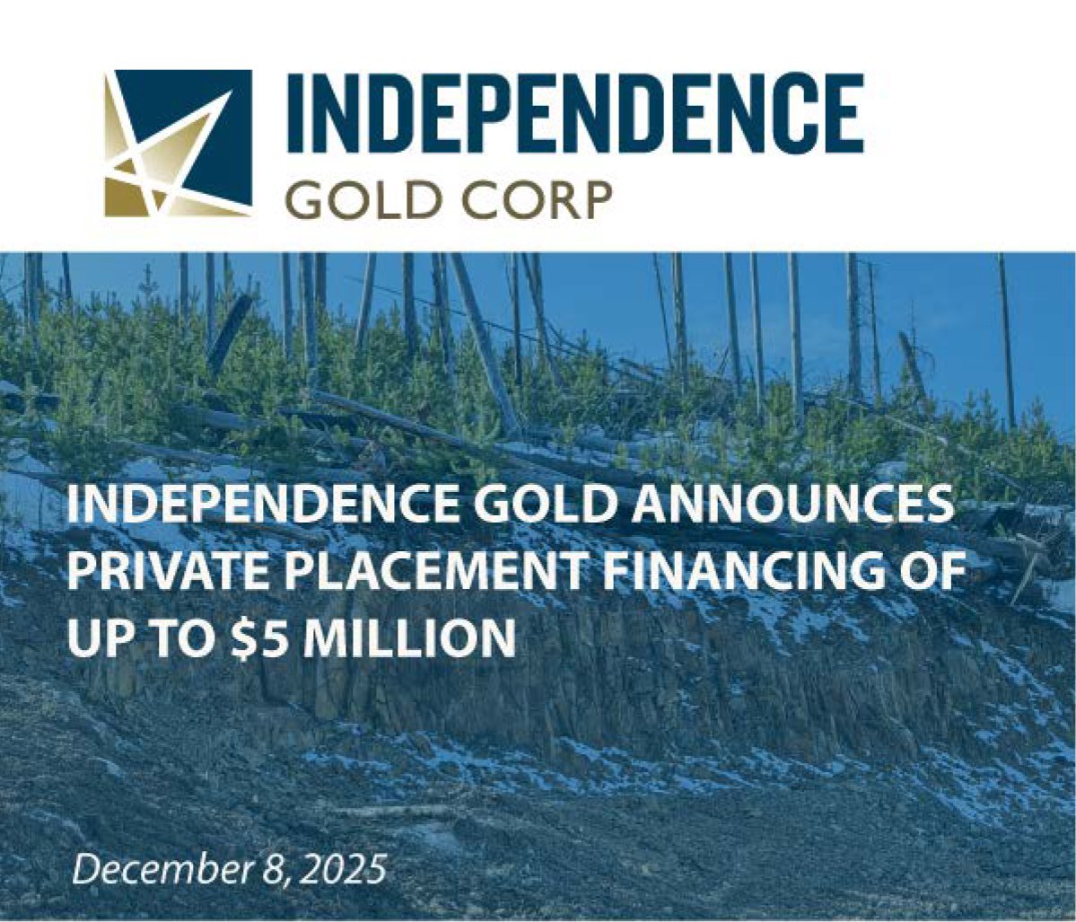 Independence Gold Corp. tweet media