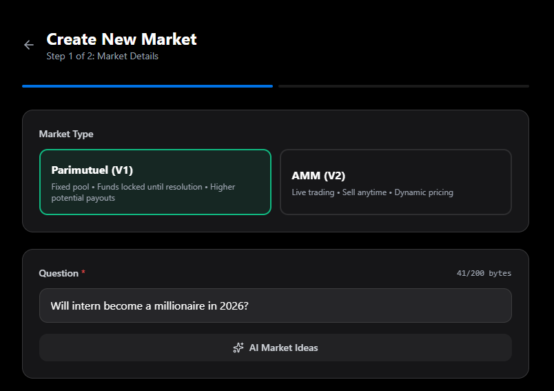 Pandora offers two Prediction Market liquidity systems:

Parimutuel and AMM

🧵