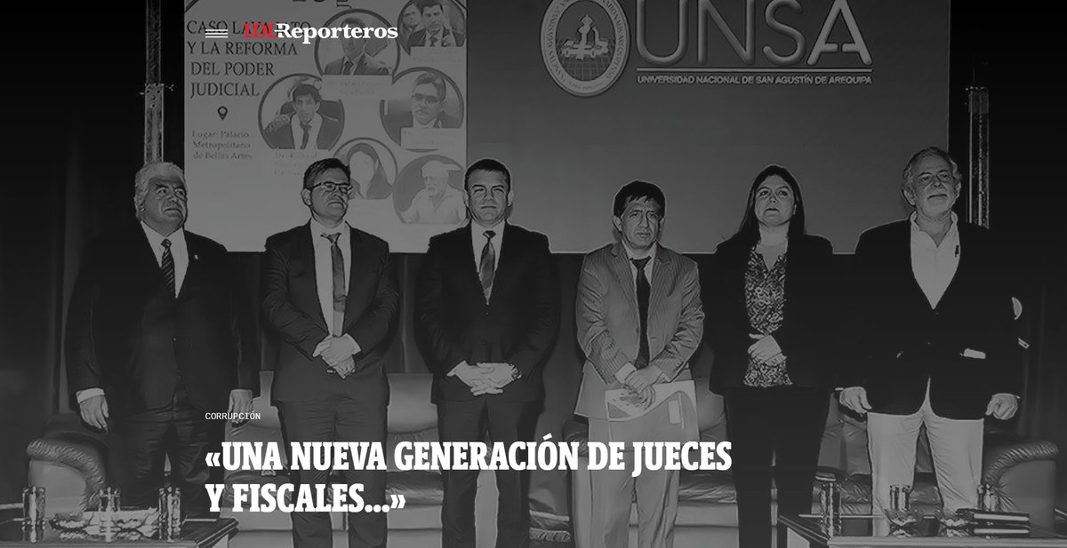 Donde ve IDL una nueva generación de jueces y fiscales? 
Se refieren a Gustavo Gorriti, su jefe?