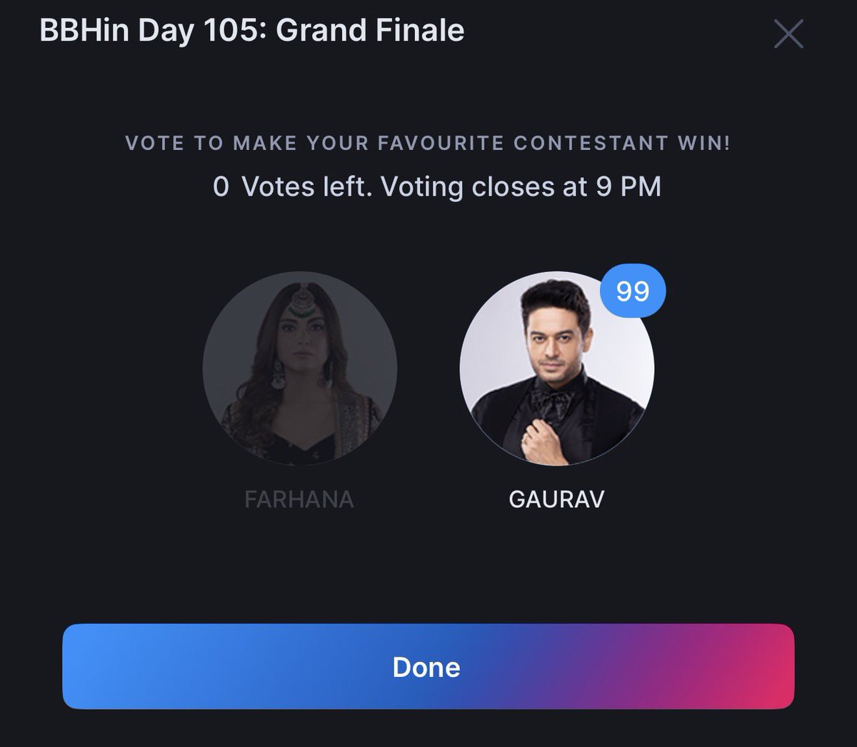 Guys, hurry up! The Bigg Boss 19 voting lines are open for a limited time.
Show your love and support  go and vote for Gaurav Bhai right now!
Every single vote counts, so don’t wait… let’s make him win! #GauravKhanna𓃵  #BiggBoss19