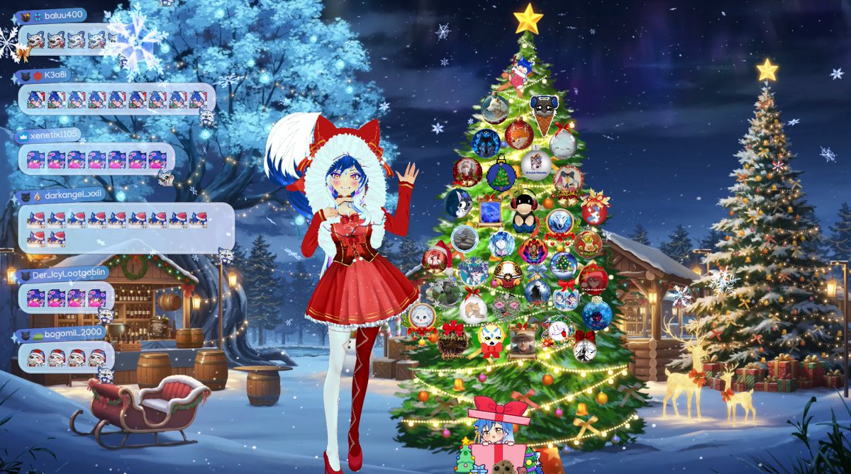 ✨ Community Christmas Tree 🎄

My community and I decorated our Christmas tree together again this year just like our little tradition ✨ This time it happened on my very first virtual Christmas market! 💖✨ Wishing everyone a beautiful Second Advent ✨

#VTuber #Comfystreamer