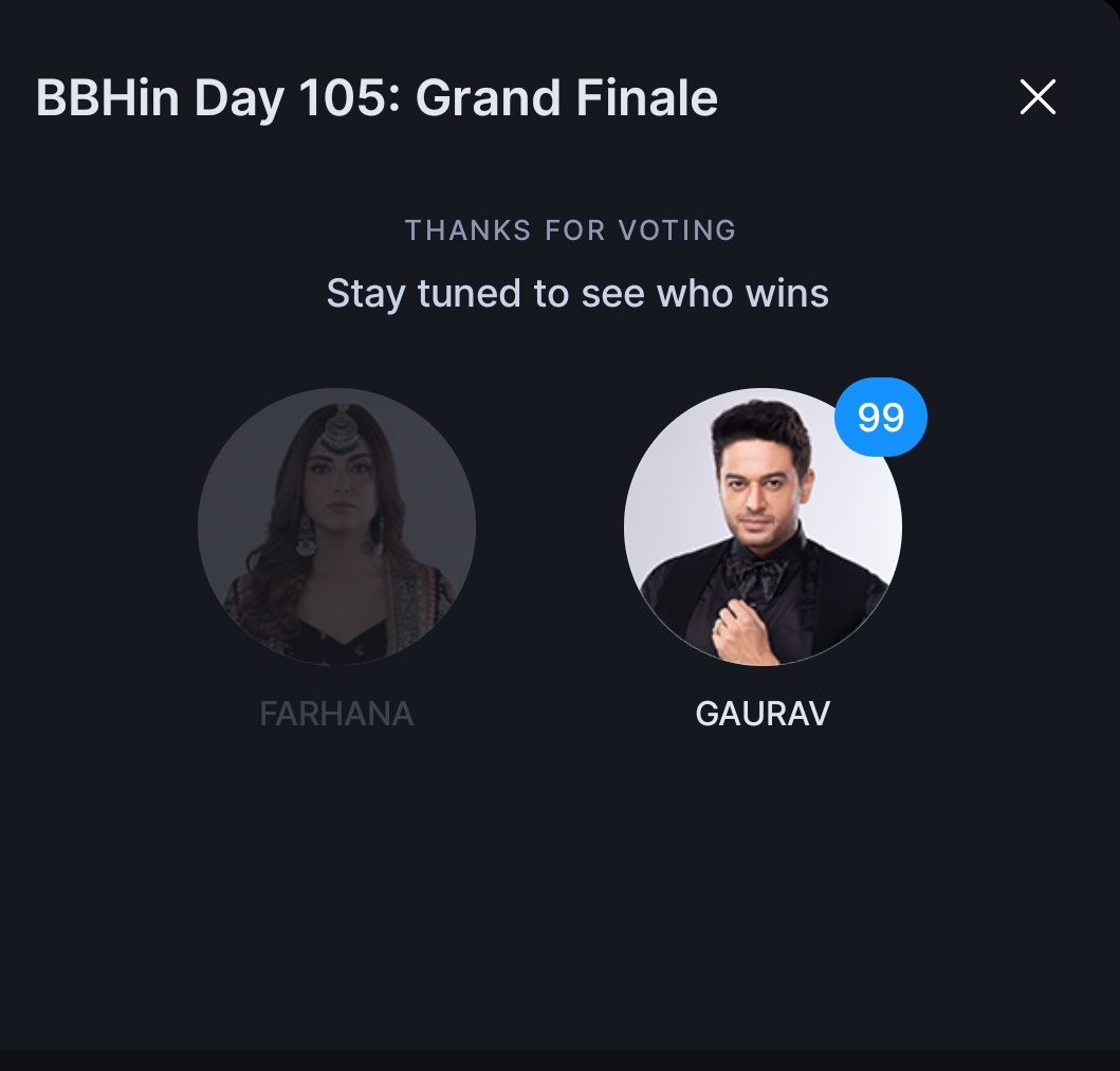 Finger Cross 🤞 for #GauravKhanna𓃵 

Go and lift #BiggBoss19 trophy 🏆 

#BiggBoss19Finale