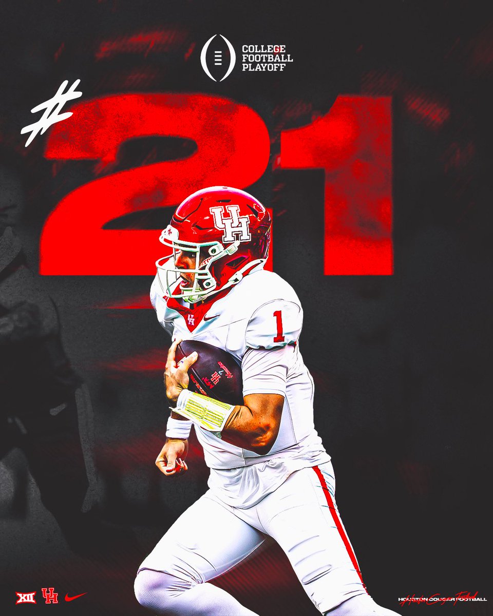 Staying strong at 2️⃣1️⃣ in the <a href="/CFBPlayoff/">College Football Playoff</a> rankings 🔥