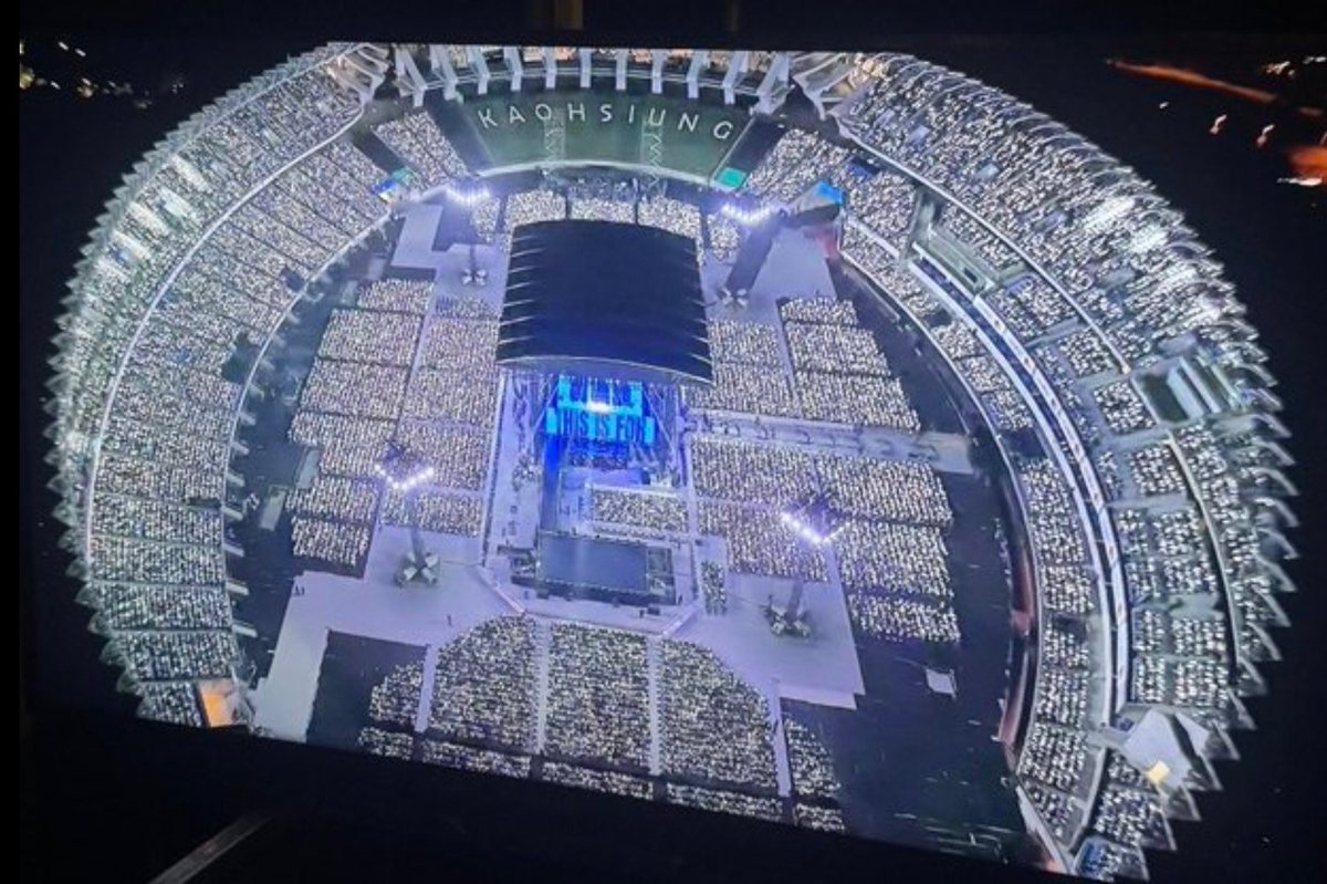 tozakimpact's tweet photo. the way onces are the only non-gagged fandom bc this is what the twice concertS looked like there https://t.co/XnxlzBmZMM