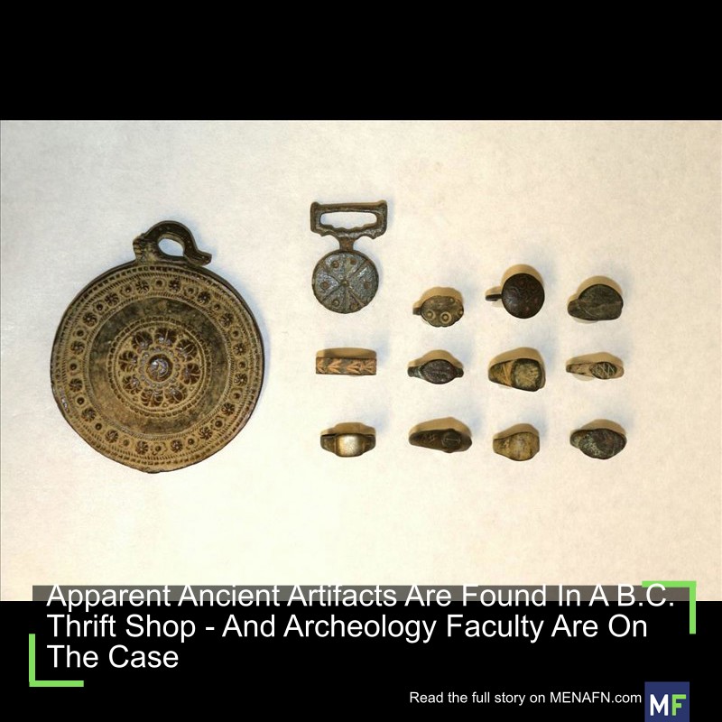 MENAFN's tweet image. Apparent Ancient Artifacts Are Found In A B.C. Thrift Shop - And Archeology Faculty Are On The Case #Apparent #Ancient #Artifacts #Found #B.C. #Thrift #Shop #Archeology #Faculty #Case #USA #Russia #Biden #Ukraine #War #Palestine #Gaza #Israel # dlvr.it/TPhCL5