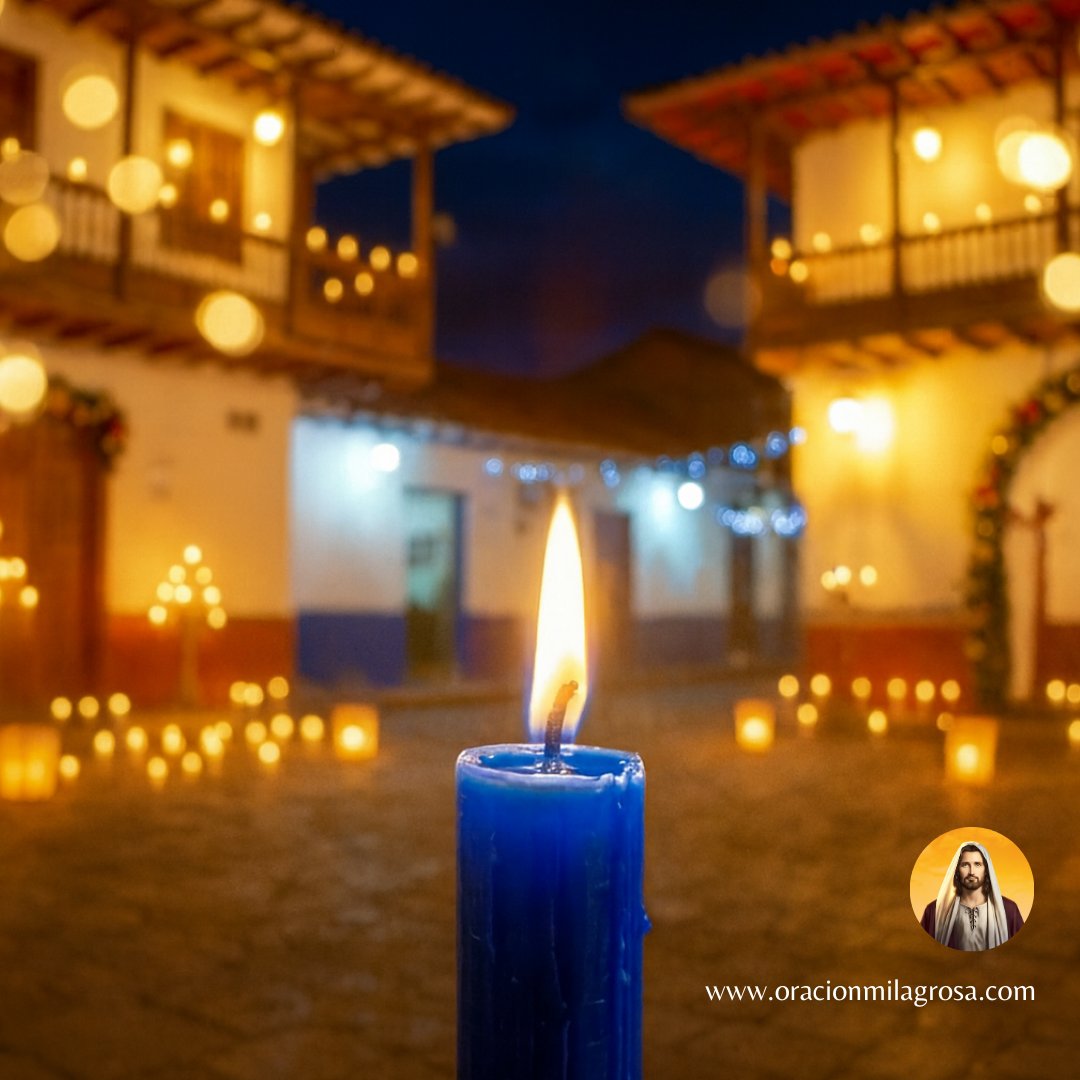 oracion_milagro's tweet photo. ✨ EL DÍA DE LAS VELITAS.
El día de hoy en mi país (Colombia) se celebra "el día de las velitas". Esta celebración tiene origen en una tradición católica (la víspera del día de la Inmaculada Concepción) y en el imaginario colectivo, se ha convertido en un momento donde las familias se unen, donde las calles se llenan de luz y donde el corazón recuerda que la esperanza sigue viva.

Esta noche miles de velas y faroles se encenderán y cada una de esas luces simbolizará lo mismo: fe, gratitud y la certeza de que la luz siempre vence a la oscuridad.

Hoy, mientras recordamos que Jesús —la luz del mundo— está por nacer en un pesebre humilde, también recordamos que su luz no es solo un símbolo: es una promesa. Una promesa de amor, de compañía, de consuelo, de guía… especialmente para quienes hoy necesitan un rayo de esperanza.

En este tiempo de adviento, cuando las luces brillan en las calles y los villancicos envuelven el aire, Dios nos invita a encender también la luz de la Navidad dentro de nosotros. Porque aun cuando atravesamos días difíciles, la luz de Cristo nunca se apaga. Es un faro que nos sostiene, una gracia que nos abraza, un recordatorio de que no caminamos solos.

Y hoy quiero hacer algo desde el corazón: encenderé una velita por ti, por tu vida, por tu hogar, por tus sueños, por tu felicidad, y por las bendiciones que Dios derramará sobre todos los que siguen esta página con tanto cariño.

Que esta noche de velitas ilumine tu alma. Que la luz de la Navidad te llene de paz, amor y esperanza. Y que Dios te recuerde —una vez más— que lo mejor para tu vida aún está por llegar 🙏🌿✨